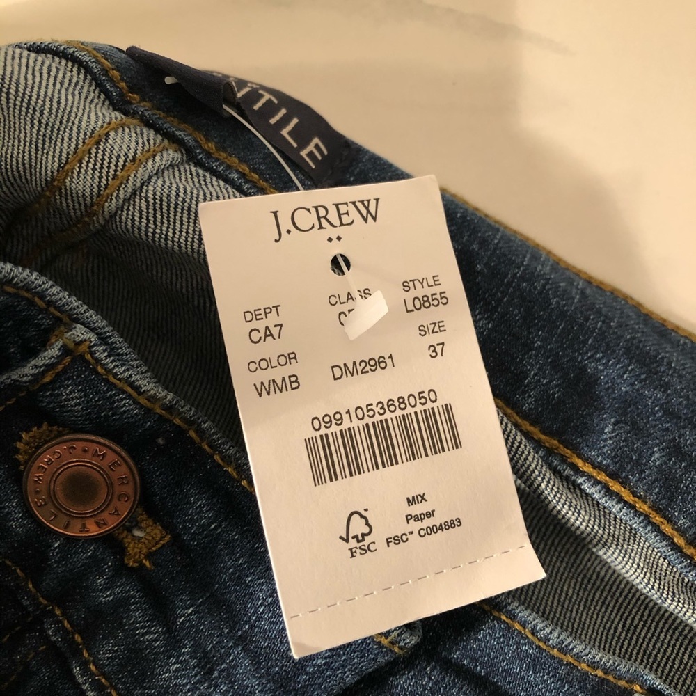 NWT J.Crew Mercantile Jeans Size 37 - Picture 5 of 6